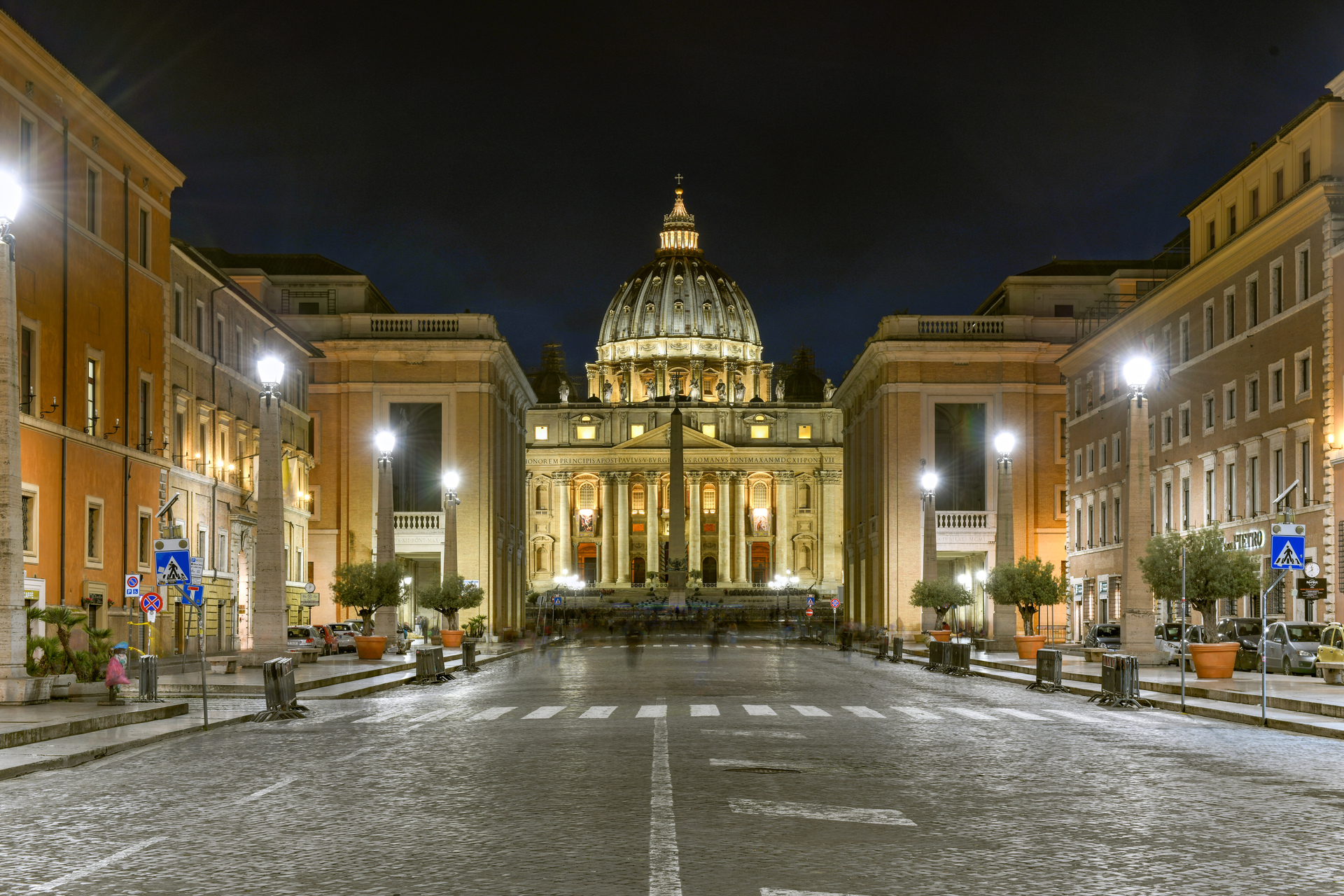 St. Peter's Basilica and the Vatican in Rome